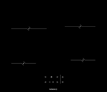 Электрическая варочная панель De Dietrich DPV4601B