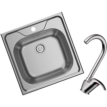 Комплект Omoikiri SARU 50-IN + Смеситель Umi-BN