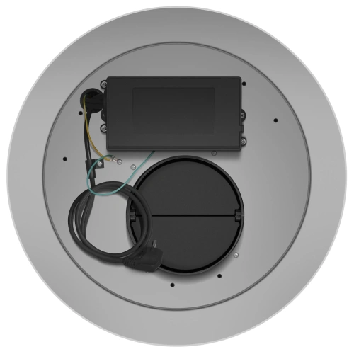 Цилиндрическая островная вытяжка MEFERI TUBE35WH ISLA ULTRA