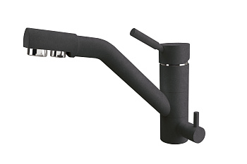 Смеситель Dr. Gans ДУЭТ Графит (с чистой водой)