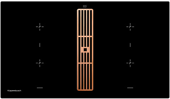 Индукционная варочная панель с вытяжкой Kuppersbusch KMI 8590.0 SR Copper