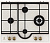 Газовая панель Electrolux GPE363RBW