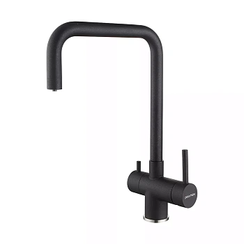 Смеситель для кухни Paulmark WETTER, черный, We213030-BLM