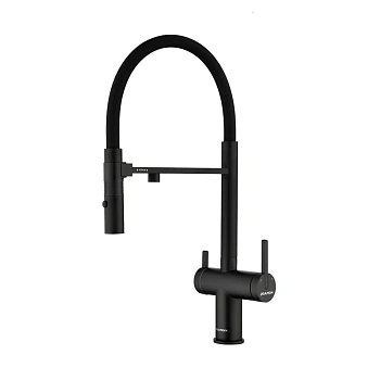 Смеситель для кухни Paulmark Gravity, антрацит, Gr213888-AN