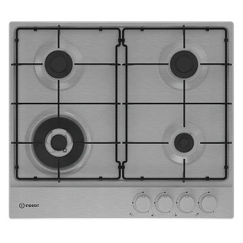 Встраиваемая газовая панель независимая Indesit THPM 641 W/IX/I