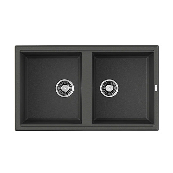 Мойка Omoikiri Tedori 86-2-PL Tetogranit/платина