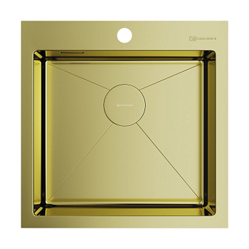 Мойка Omoikiri Akisame 51-LG нерж. сталь/светлое золото