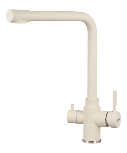 Кухонный смеситель Kuppersberg Geo KG2385CR WHITE