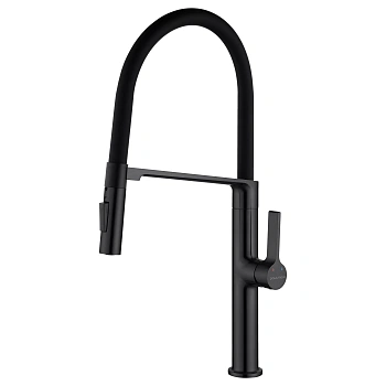 Смеситель для кухни Paulmark BARREL, вороненая сталь, Ba214029-GM