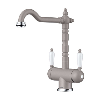 Смеситель Omoikiri Amagasaki-GR латунь/leningrad grey