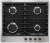 Газовая варочная поверхность De Dietrich DPE7620XF