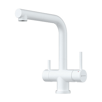 Смеситель Omoikiri Takamatsu-S-WH латунь/белый