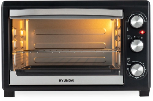Мини-печь Hyundai MIO-HY073 серебристый/черный
