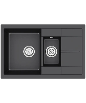 Кухонная мойка Kuppersberg MODENA 60 NL 1,5B1D  DEEP BLACK