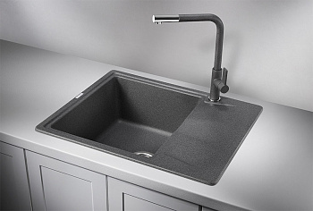 Кухонная мойка Granula Гранула GR-6201, графит
