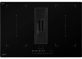 Индукционная варочная панель HIBERG i8-VM8 B с вытяжкой 