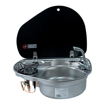 Варочная панель комбинированная с мойкой Libhof MO 8821R Tap +