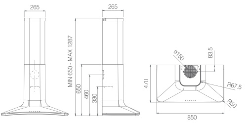 Вытяжка Elica SWEET SAGE/A/85 +CAM