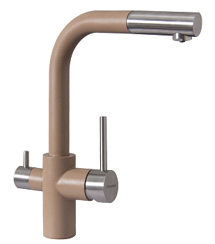 Кухонный смеситель Florentina Кристалл Капучино (для чистой воды)