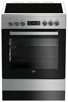 Электрическая плита Beko FSM67320GSS, серебристый