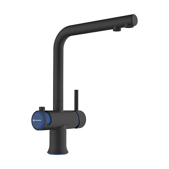 Смеситель Omoikiri Hotaru-GB-IB латунь/графит/indigo blue