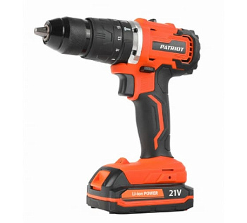 Аккумуляторная дрель-шуруповерт PATRIOT BR 210UES-h BL