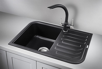 Кухонная мойка Granula Гранула GR-7001, чёрный