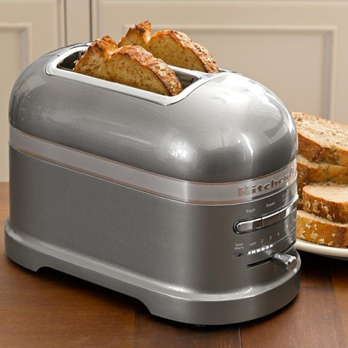 Тостер KitchenAid Artisan, серебряный медальон, 5KMT2204EMS