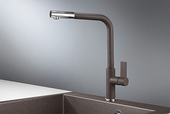 Смеситель для кухни Granula GR-2501, эспрессо