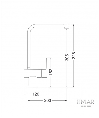 Смеситель Emar  3014.6 Барит