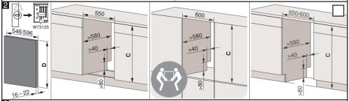 Встраиваемая посудомоечная машина AdoraDish V6000 V-ZUG AS6T-41118