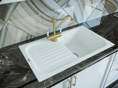 Кухонный смеситель PVD Florentina Ария Золото