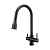 Смеситель для кухни Paulmark LANGE, черный, La214212-BLM