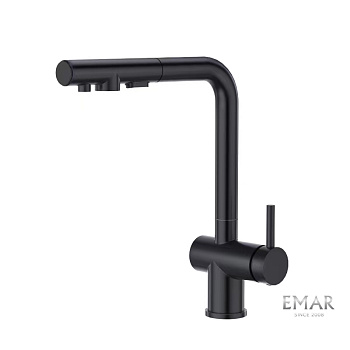 Смеситель Emar  ЕСВ 7020 black