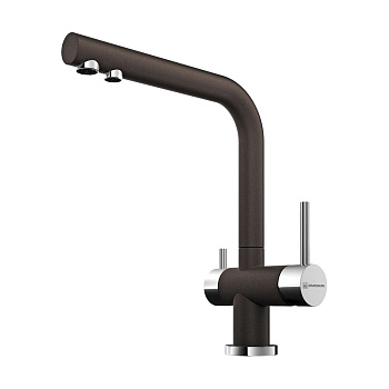 Смеситель Omoikiri Nagano-DC латунь/темный шоколад