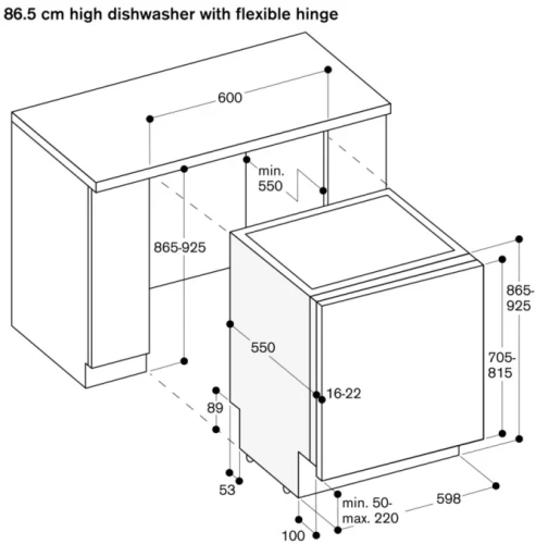 Встраиваемая посудомоечная машина Gaggenau DF481101F