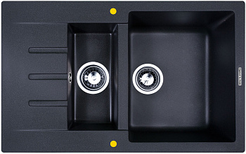 Кухонная мойка Zigmund & Shtain RECHTECK 775.2 ТЕМН.СКАЛА