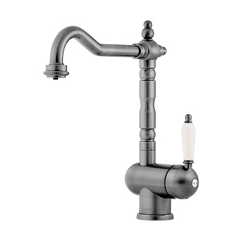 Смеситель Omoikiri Kyoto 2 Plus-SI латунь/античное серебро