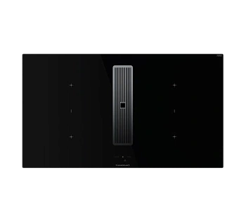 Индукционная варочная поверхность со встроенной вытяжкой Kuppersbusch KMI 9850.1 SR-E Gold