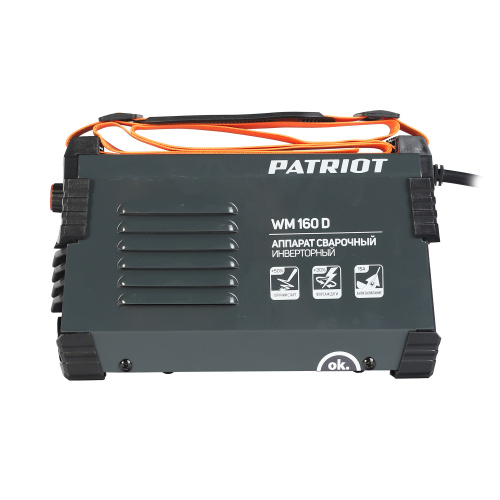 Аппарат сварочный инверторный PATRIOT WM160D MMA