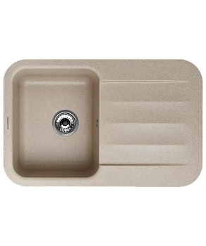 Кухонная мойка Kuppersberg LIRA 1B1D BEIGE