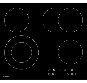 Стеклокерамическая варочная панель Graude EK 60.2