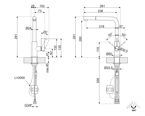 Смеситель Smeg MD22CUX