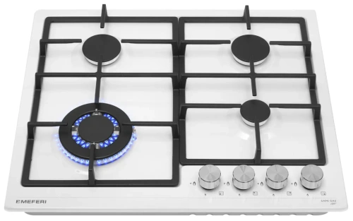 Газовая варочная панель Meferi MGH604WH LIGHT