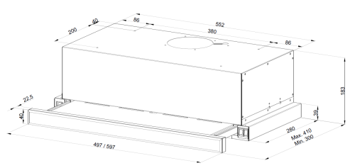 Вытяжка Kuppersberg SLIMLUX 60 W