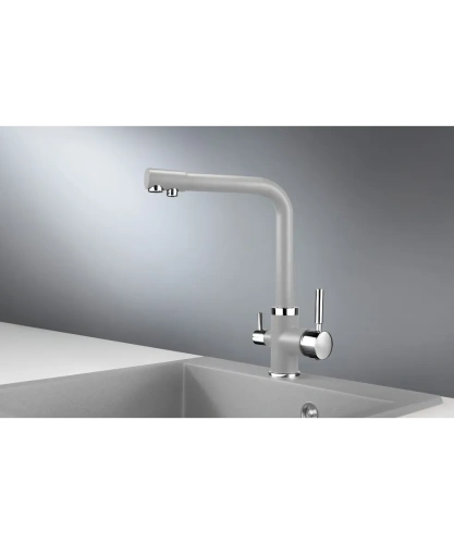 Кухонный смеситель Kuppersberg GEOS GREY ROCK