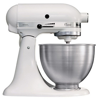 Миксер KitchenAid Classic с откидным блоком, 4,3 л, белый