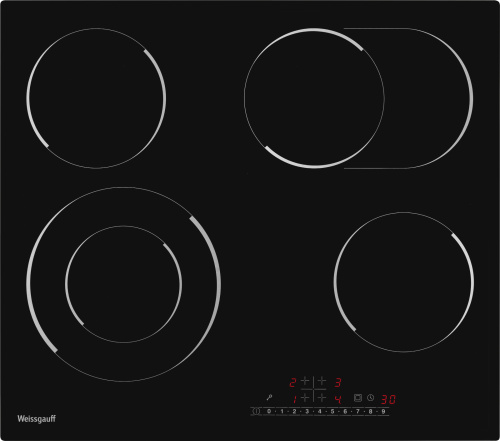 Стеклокерамическая панель Weissgauff HV 642 BM
