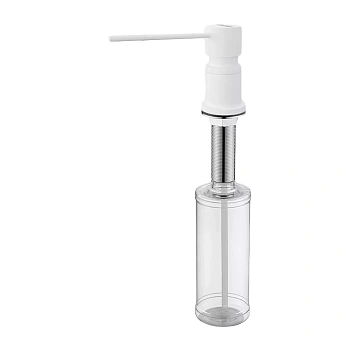 Дозатор для жидкого мыла Paulmark KRAFT, D003-WH, белый матовый