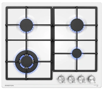 Газовая варочная панель Meferi MGH604WH LIGHT